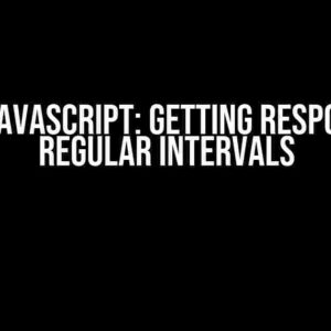 PHP to JavaScript: Getting Responses at Regular Intervals