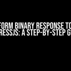 Transform Binary Response to PDF in ExpressJS: A Step-by-Step Guide